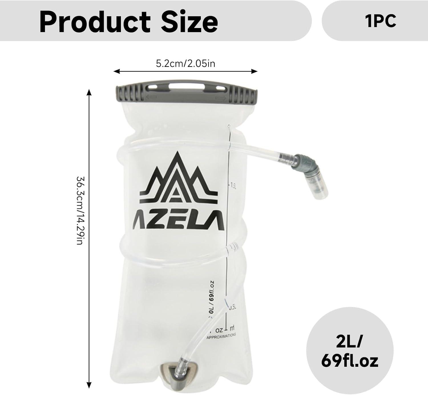 image:imagePoche Hydratation 2L Wefaly Sacs Dhydratation sans BPA Poche a Eau Extrieure Portable de Grande Capacit Grande Ouverture pour Cyclisme Le Camping lescalade La Randonne Grande Ouverture