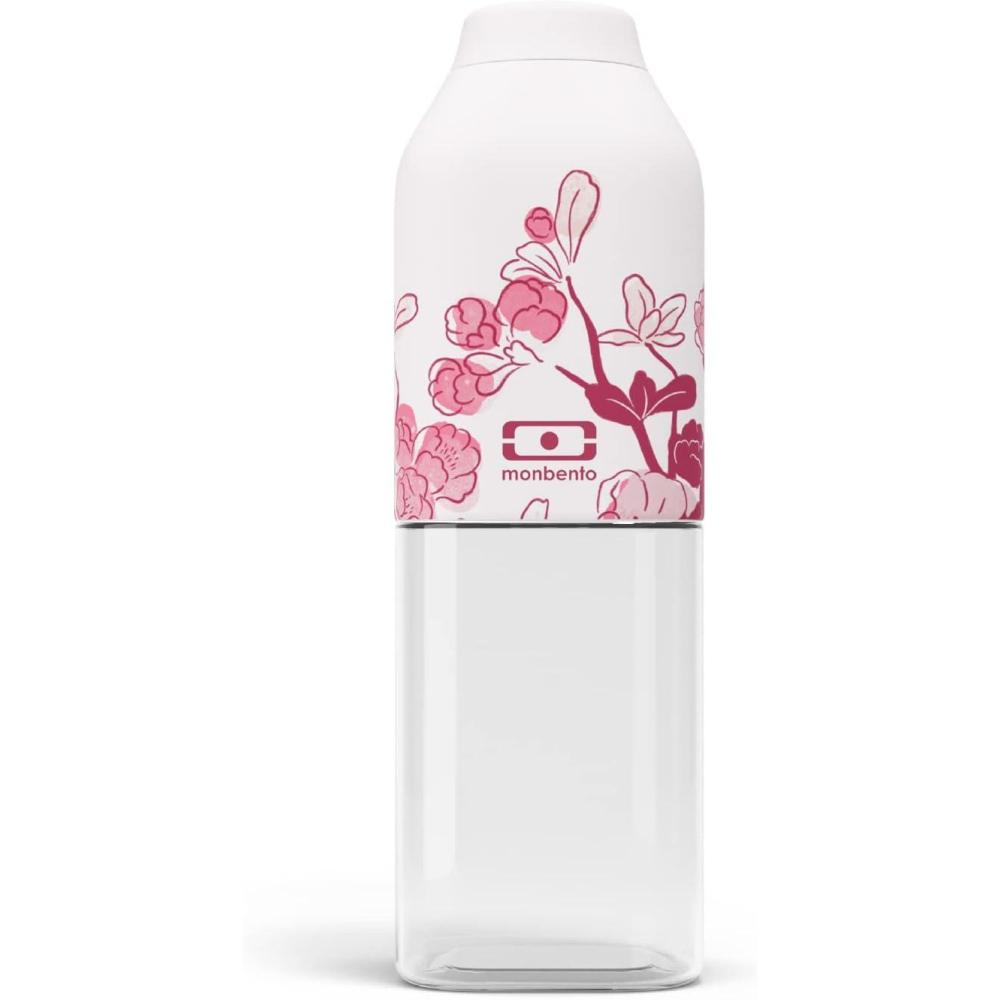 image:imagemonbento Bouteille dEau MB Positive M Natural 500ml Gourde Hermtique Idale pour Bureau Sport PiqueNique Sans Bpa Zro Dchet VertGraphic Magnolia
