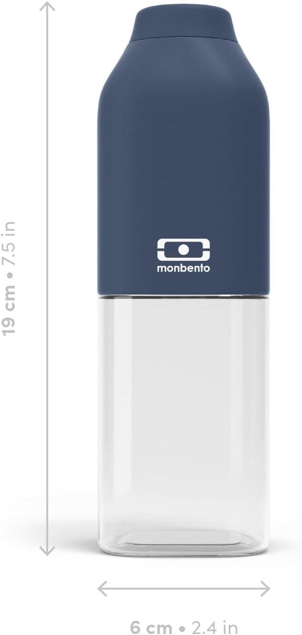 image:imagemonbento Bouteille dEau MB Positive M Natural 500ml Gourde Hermtique Idale pour Bureau Sport PiqueNique Sans Bpa Zro Dchet VertBleu Infinity