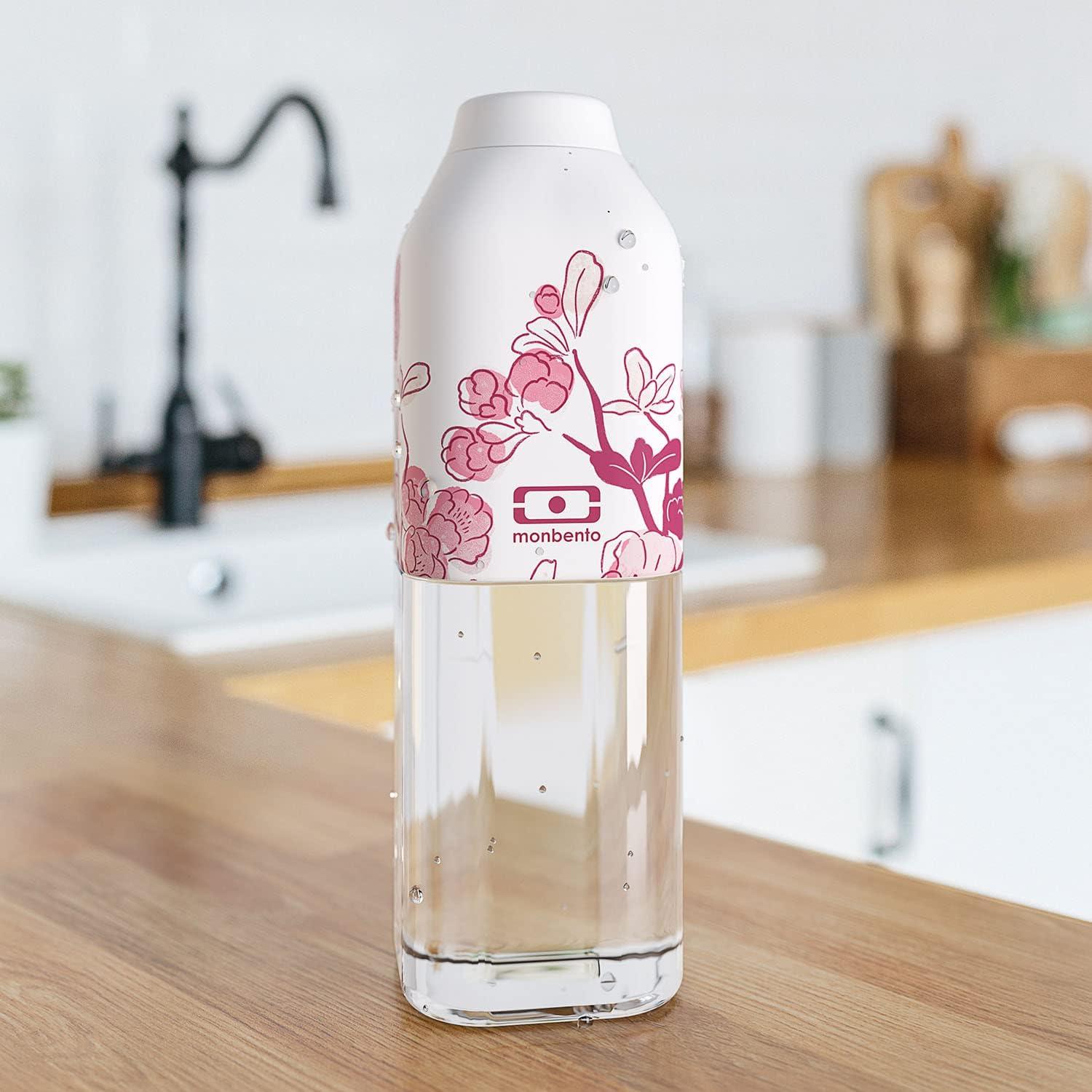 image:imagemonbento Bouteille dEau MB Positive M Natural 500ml Gourde Hermtique Idale pour Bureau Sport PiqueNique Sans Bpa Zro Dchet VertGraphic Magnolia