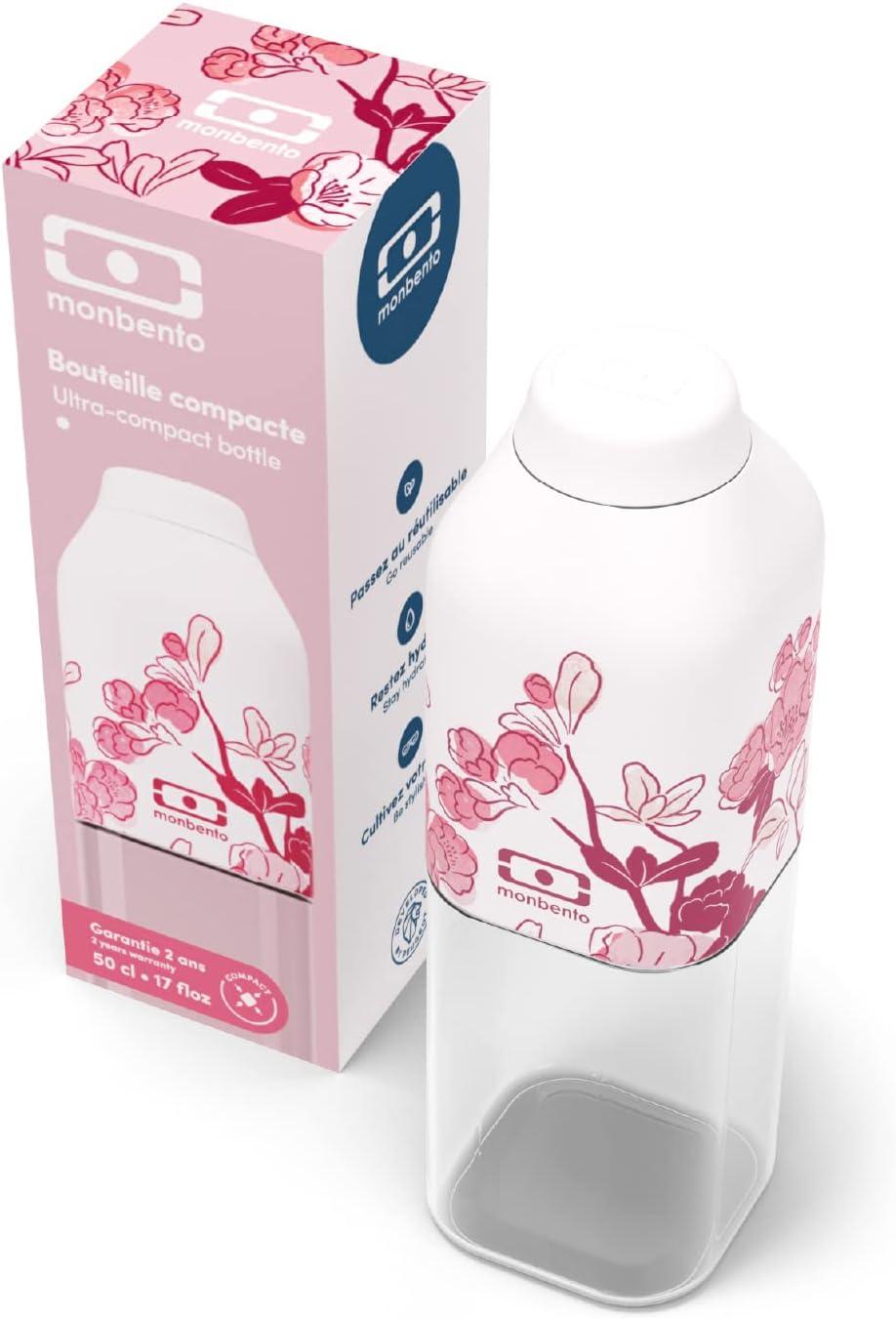 image:imagemonbento Bouteille dEau MB Positive M Natural 500ml Gourde Hermtique Idale pour Bureau Sport PiqueNique Sans Bpa Zro Dchet VertGraphic Magnolia