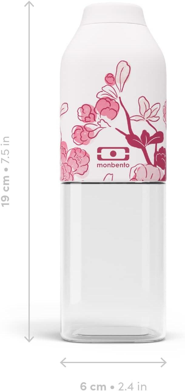 image:imagemonbento Bouteille dEau MB Positive M Natural 500ml Gourde Hermtique Idale pour Bureau Sport PiqueNique Sans Bpa Zro Dchet VertGraphic Magnolia