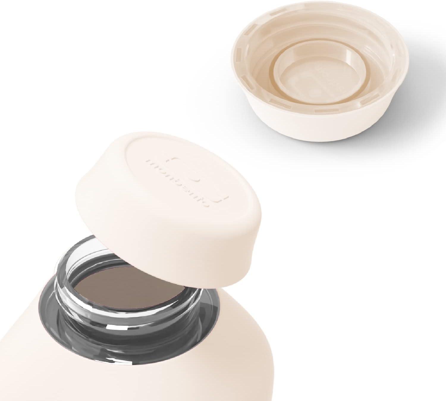 image:imagemonbento Bouteille dEau MB Positive M Natural 500ml Gourde Hermtique Idale pour Bureau Sport PiqueNique Sans Bpa Zro Dchet VertNatural Cream