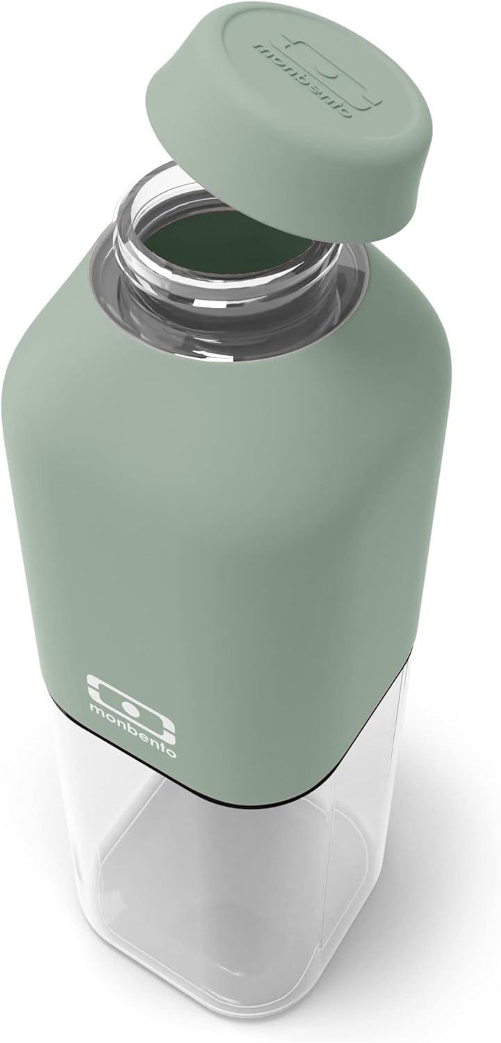 image:imagemonbento Bouteille dEau MB Positive M Natural 500ml Gourde Hermtique Idale pour Bureau Sport PiqueNique Sans Bpa Zro Dchet VertVert Natural