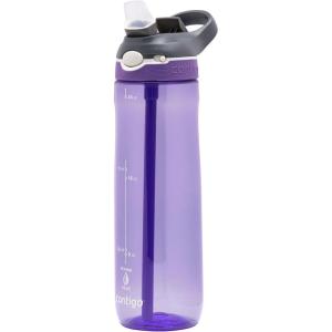 Contigo Ashland Autospout Gourde avec Paille Rabattable| Grande Bouteille d’Eau de 720 ML sans BPA | Gourde de Sport | Bouteille antifuites | Idéale pour l’école, Le Sport, Le vélo(Grapevine)