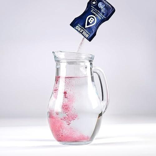 image:imageBolro BLUEBERRY 24x3g Jus en poudre sans sucre dulcor la stvia vitamine C pour enfants et sportifs sans gluten vgtalien saveur myrtille