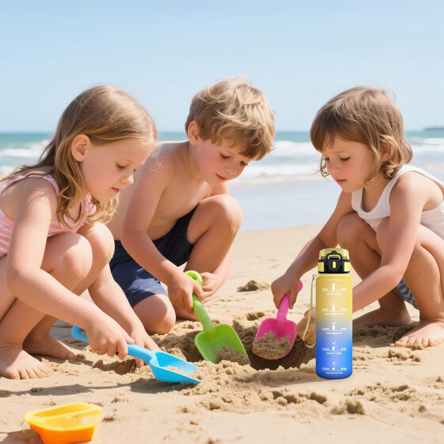 image:imageMotswedi Gourde Sport 500ml Anti Fuite Gourde Enfant Rutilisable Bouteille deau sans BPA Bouteille Reutilisable pour Adulte Randonne lcole Fitness Yoga Rose Rouge ampamp CyanJaune Bleu Roi