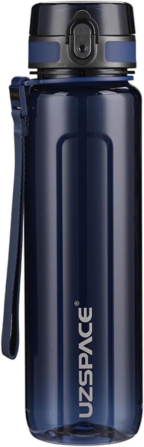 image:imageUZSPACE Gourde Sport 500ml750ml950ml Gourde Sans BPA tanche Pour Vlo Fitness ExtrieurBleu