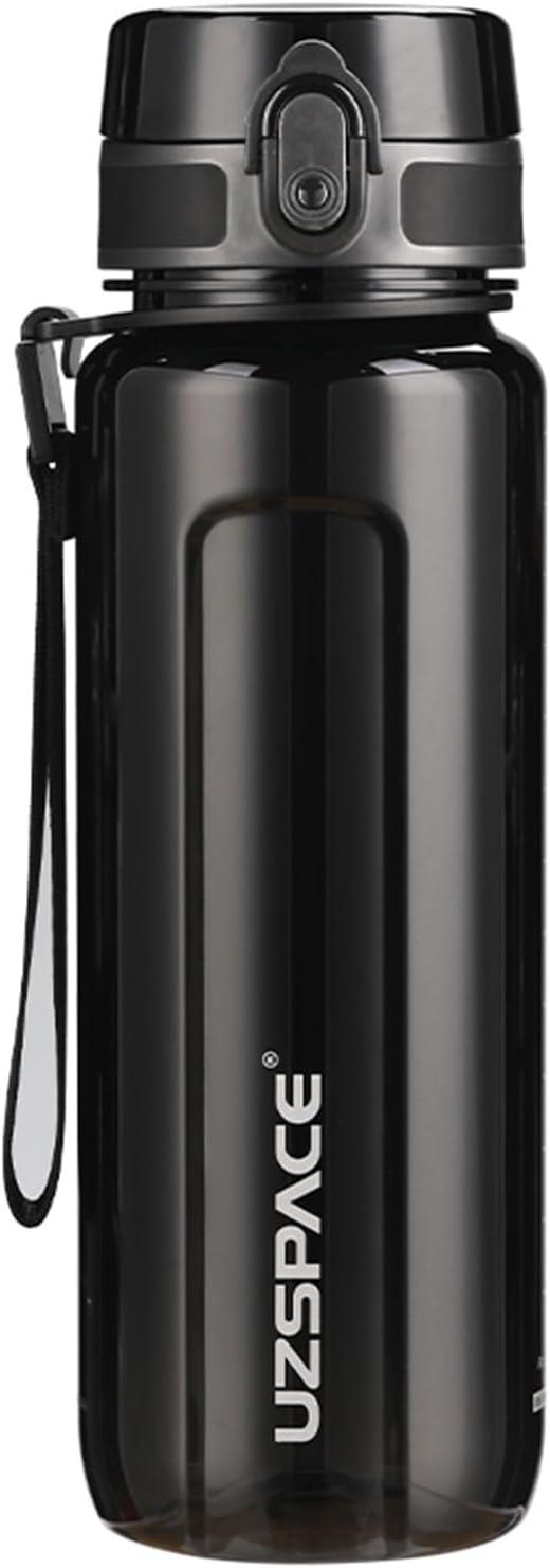 image:imageUZSPACE Gourde Sport 500ml750ml950ml Gourde Sans BPA tanche Pour Vlo Fitness ExtrieurNoir