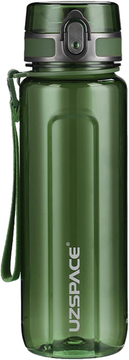 image:imageUZSPACE Gourde Sport 500ml750ml950ml Gourde Sans BPA tanche Pour Vlo Fitness ExtrieurVert