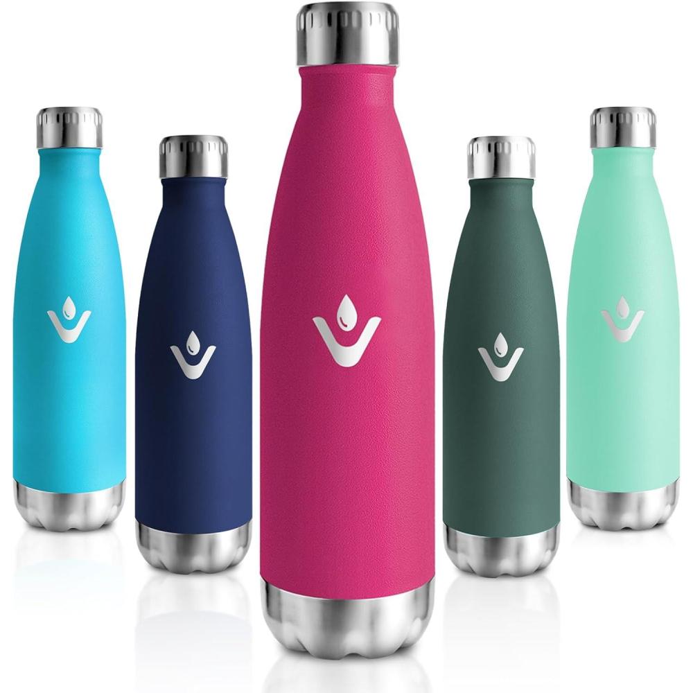 image:imageMotswedi Gourde Isotherme 500ml Gourde Inox Enfant 24h Froid ampamp 12h Chaud Thermos Isotherme sans BPA Rutilisable Bouteille deau pour Randonne Sport Fitness Gym Bleu CielRose Rouge