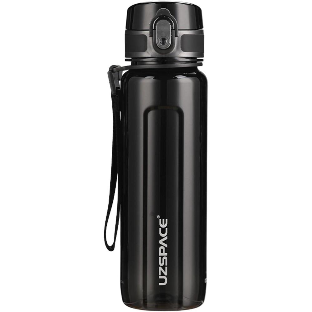 image:imageUZSPACE Gourde Sport 500ml750ml950ml  Gourde Sans BPA tanche  Pour Vlo Fitness ExtrieurNoir