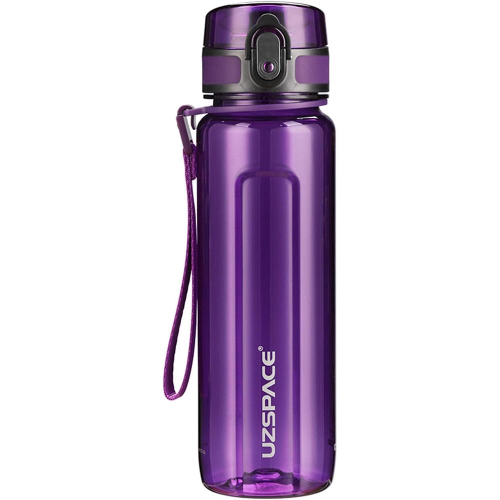 image:imageUZSPACE Gourde Sport 500ml750ml950ml  Gourde Sans BPA tanche  Pour Vlo Fitness ExtrieurViolet