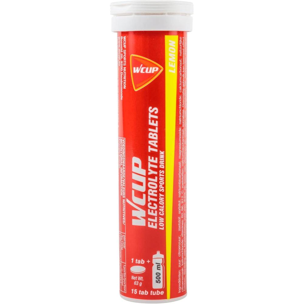 image:imagewcup boisson electrolytes saveur citron 1 tube de 15 pastilles