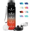 32oz-1000ml | Noir + Rouge