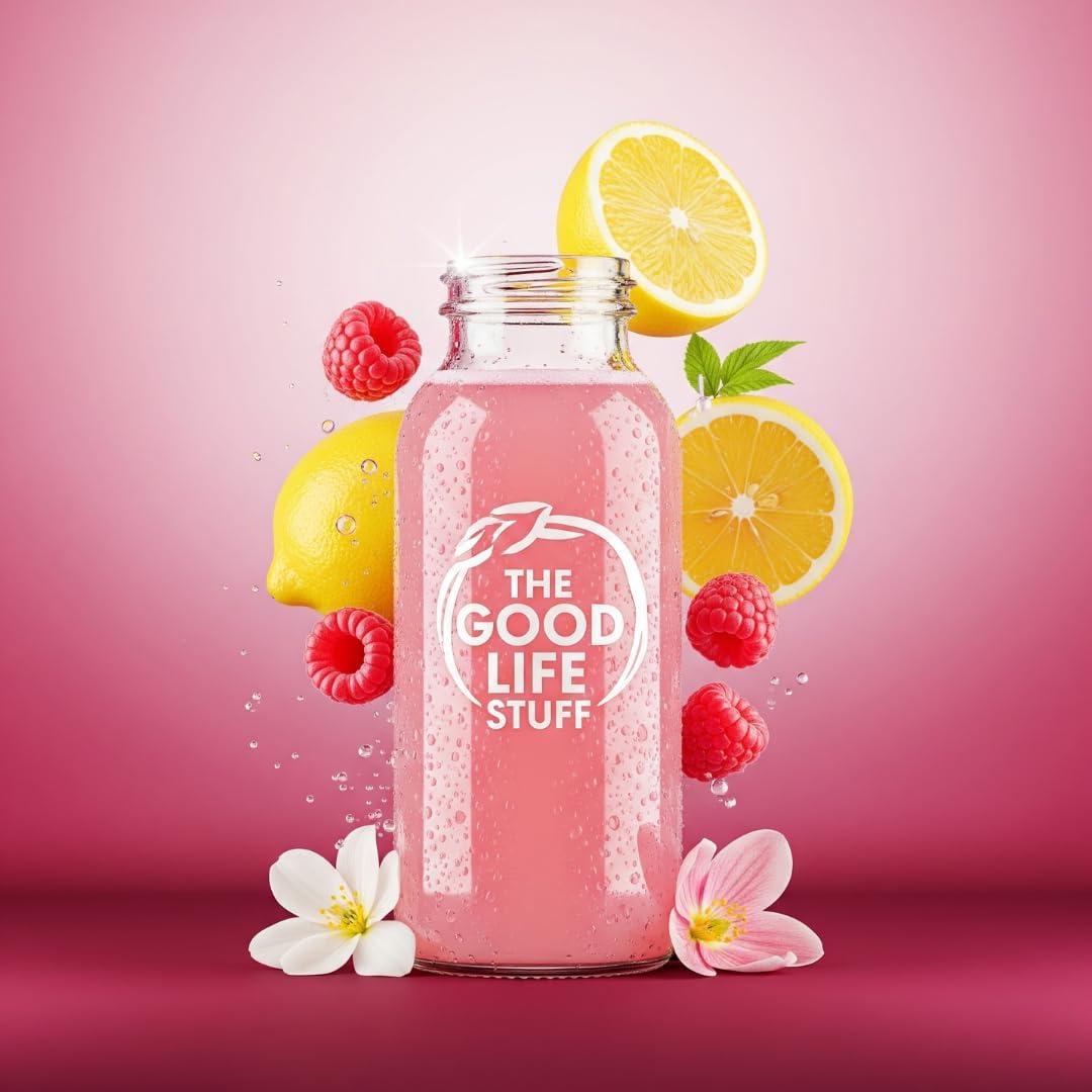 image:imageAshwagandha KSM66 Boisson AntiStress ampamp CortisolMagnesium Bisglycinate pour la Relaxation ampamp le SommeilVitamine dL TheanineVeganSans Gluten Sucre OGMLimonade la framboise30 dosesAdulteAdo