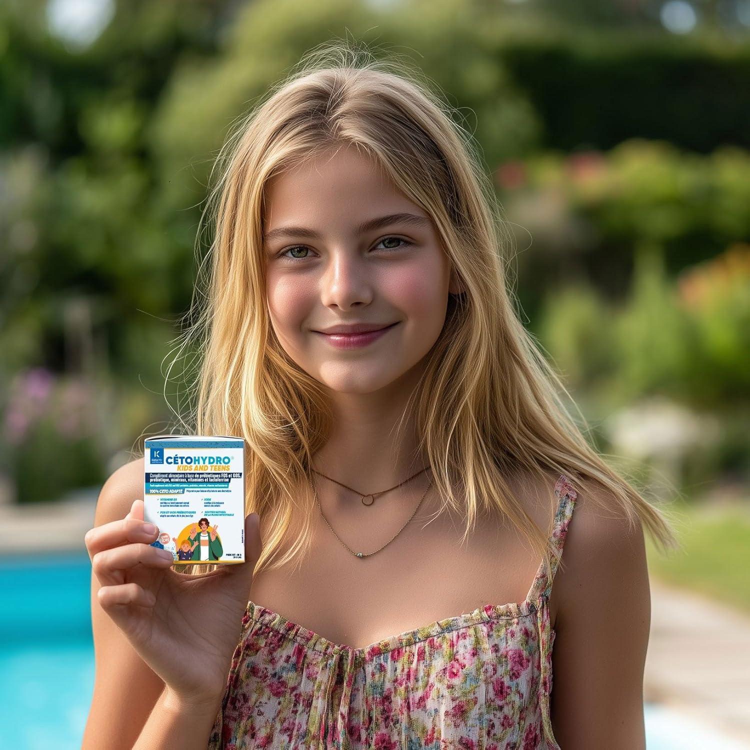 image:imageCETOHYDROKIDS Hydratation ampamp Immunit Enfant Sans Sucre lectrolytes Probiotiques ampamp Lactoferrine Saveur Cola 15 Sachetscola