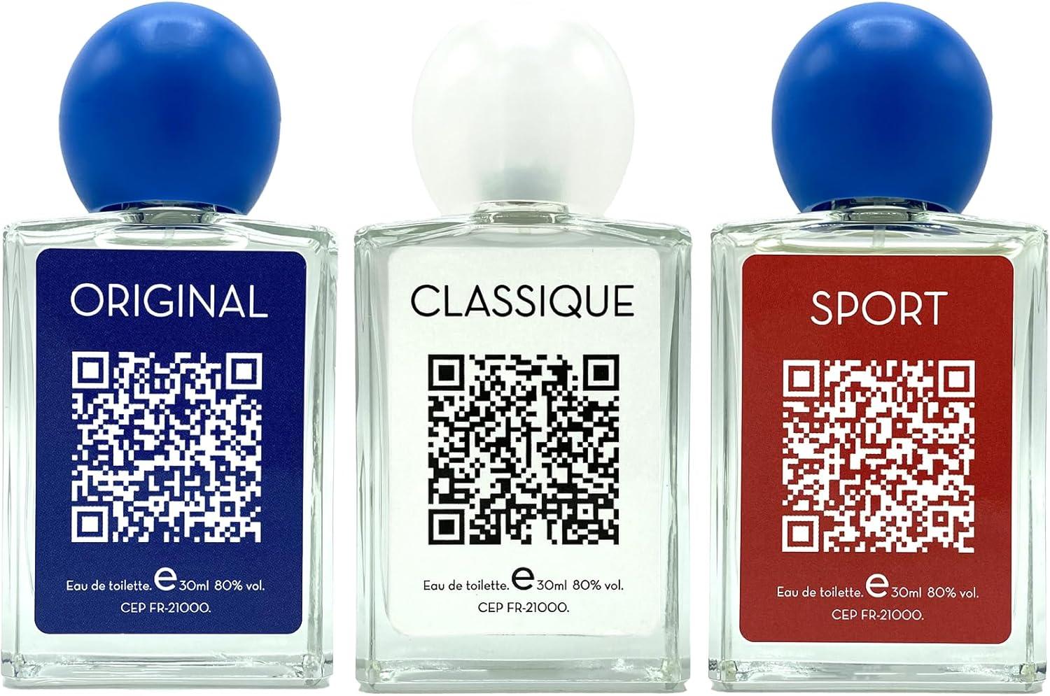 image:imageChristine ARBEL coffret collection Eau de Toilette Style la Franaise ORIGINAL CLASSIQUE SPORT Parfum pour Homme 3 x Vapo 30ml Fabriqu en France90 ml Lot de 1