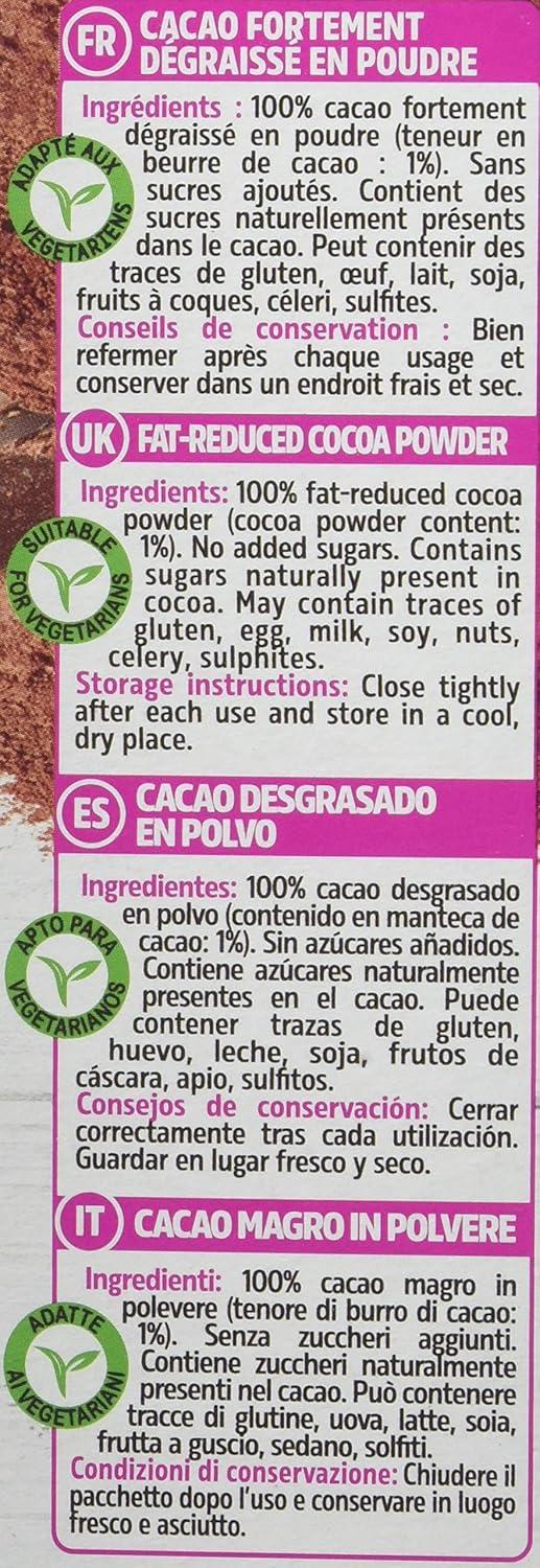 image:imageDukan Cacao en Poudre 1 de Matires GrassesSucres 200 g