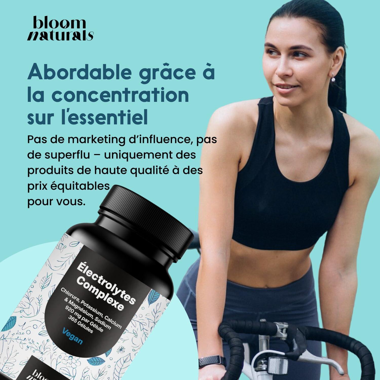 image:imageElectrolytes Hydratation Complexe 365 Glules Haute Biodisponibilit avec Chlorure Potassium Calcium Magnesium Sodium Vegan et Produit en Allemagne Electrolyte Supplement