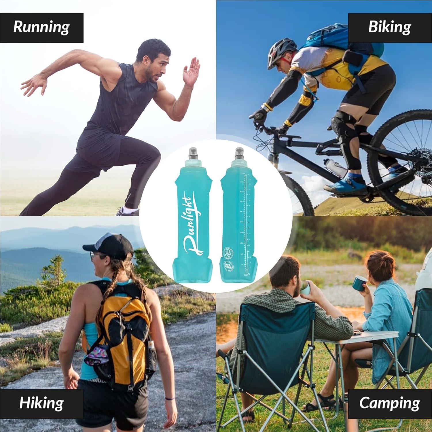 image:imageGilet de course sac dos eau lger avec bouteille souple de 500 ml sac dos de course pour hommes et femmes sac dos dhydratation pour la randonne le cyclisme pour hommes et femmes
