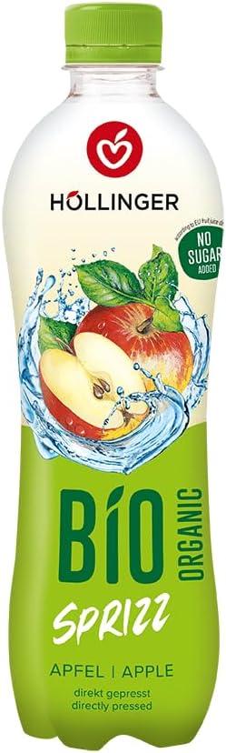image:imageHLLINGER Bio Spritz Pomme Boisson Ptillante Biologique Sans Sucre Ajout Bouteille PET 500ml Vegan Press Direct