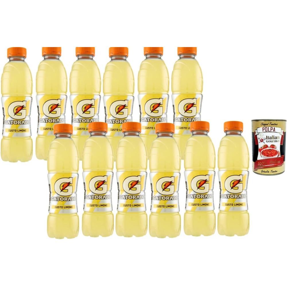 image:imageItalian Gourmet Boisson isotonique pour le sport au citron 12 x 500 ml Boisson lectrolytique pour le sport lentranement le fitness lhydratation Emballage individuel Polpa Italian Gourmet