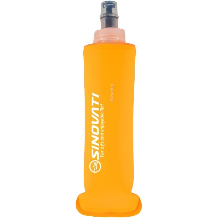 image:imageSINOVATI Gourde pliable en TPU sans BPA pour sac dos dhydratation vlo randonne jogging trekking camping et escaladeOrange