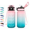 17oz-500ml | Paille | Rose + Cyan