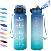 32oz-1000ml | Paille | Bleu + Vert