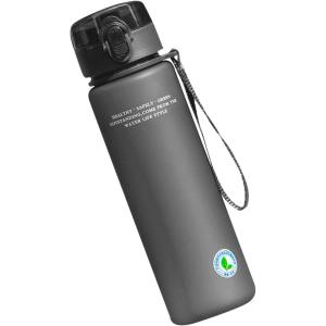 Bouteille d&rsquo;eau de sport pour, bouteille d&rsquo;eau sportive | Leafproof 800 ml grande capacité bouteille pour,Conteneurs de boissons pour sports et en plein air, femmes, hommes,(Gris)