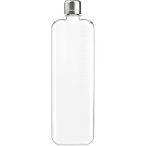 memobottle A6-375 ml – Bouteille d&rsquo;eau compacte pour sacs & poches | Tritan sans BPA | Moderne, minimaliste | Idéale pour la salle de sport & le travail. Gourde inox,(450 ml)