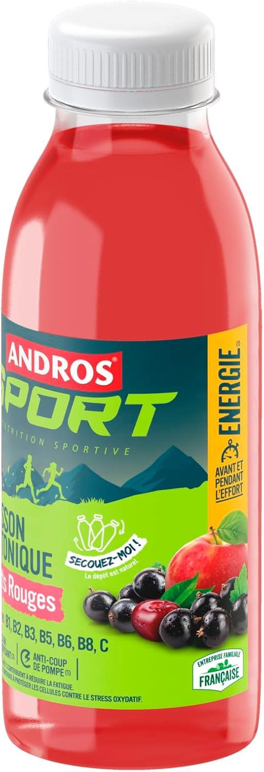 image:imageANDROS Boisson Isotonique Fruits Rouges 50cl500 ml Lot de 1