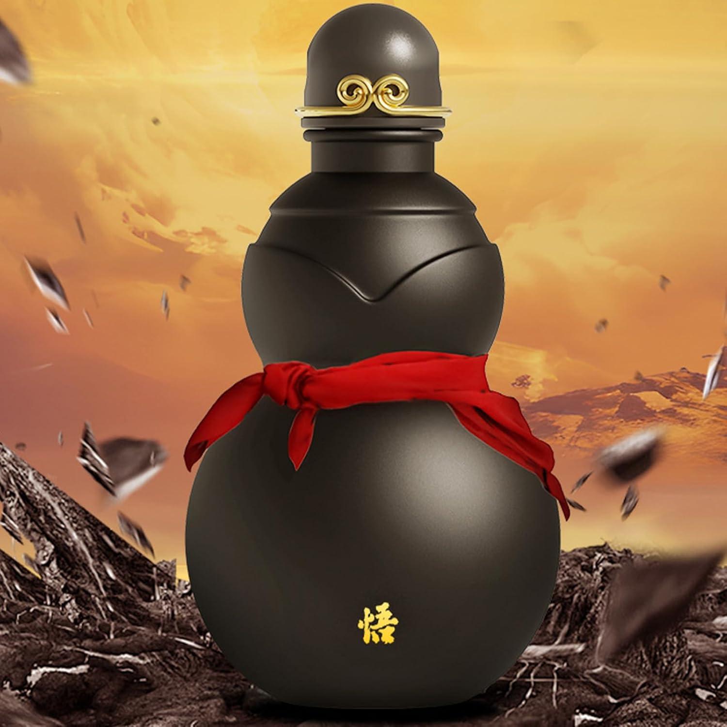 image:imageBolas De Natal 900ml Conteneur de Boisson Chinois Bouteille Deau Sportive Pour Les Enthousiastes De Plein Air Voyageurs Jardiniers Sorties De Camping Cours De Yoga PiqueNiques Plage SalNoir