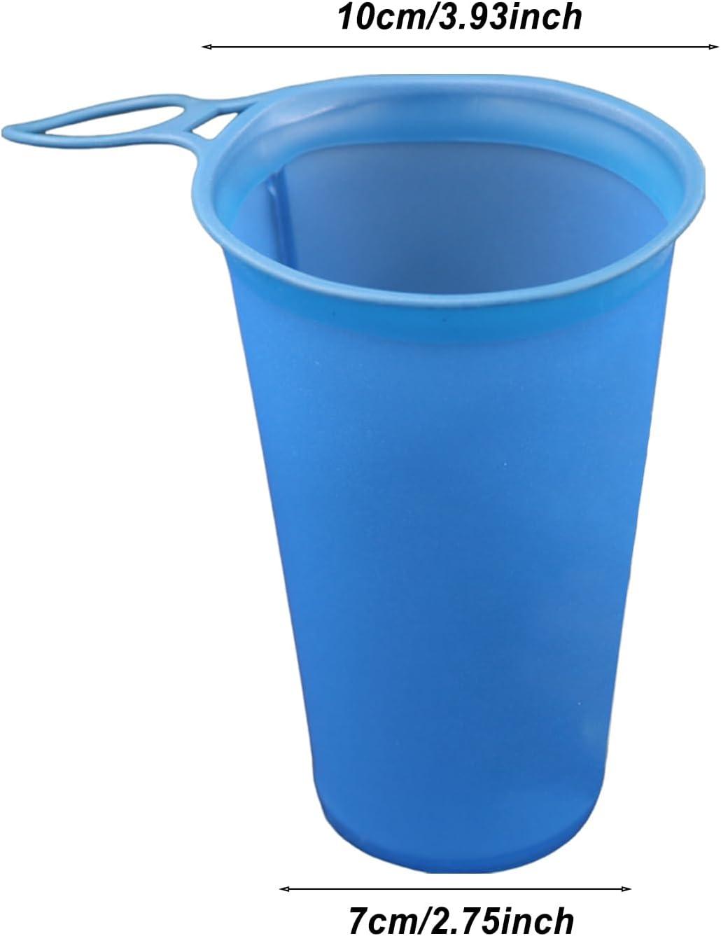 image:imageBouteille deau pliable Tasse de boisson sportive de 200 ml tasse deau extrieure en silicone bouteille de voyage portable pour salle de sport randonne cyclisme Idal pour lescalade lentr
