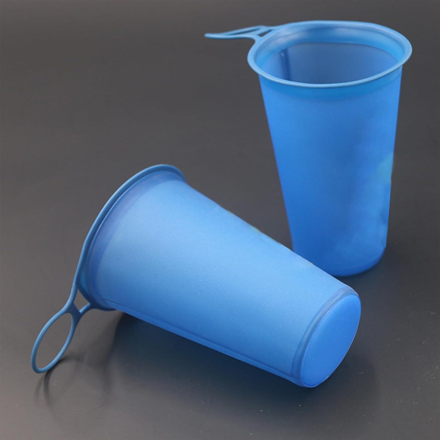 image:imageBouteille deau pliable Tasse de boisson sportive de 200 ml tasse deau extrieure en silicone bouteille de voyage portable pour salle de sport randonne cyclisme Idal pour lescalade lentr