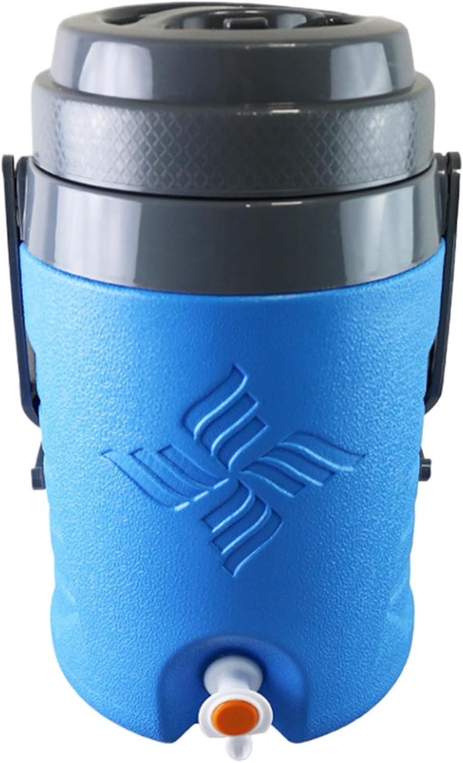 image:imageDispensateur de boissons en eau sportive distributeur de boissons isols 58 L distributeur deau isol avec poigne Milk Tea Lemonade Cold Hot Brinks Bods pour rassembler des restaurants pour laBleu