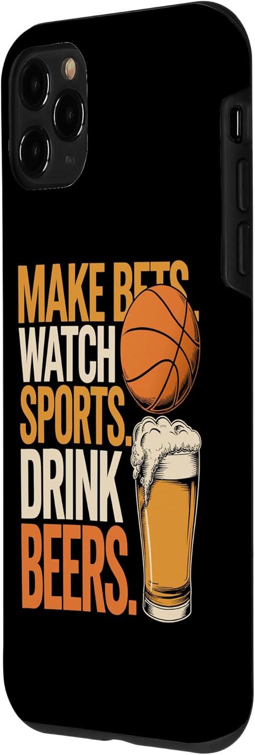 image:imageFaites des paris Regardez des boissons sportives Boire des bires Amusantes Paris Boire Coque pour iPhone XS MaxiPhone 11 Pro