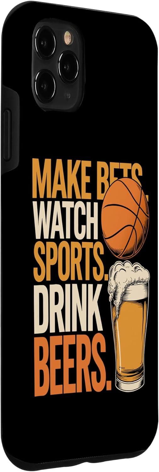 image:imageFaites des paris Regardez des boissons sportives Boire des bires Amusantes Paris Boire Coque pour iPhone XS MaxiPhone 11 Pro Max