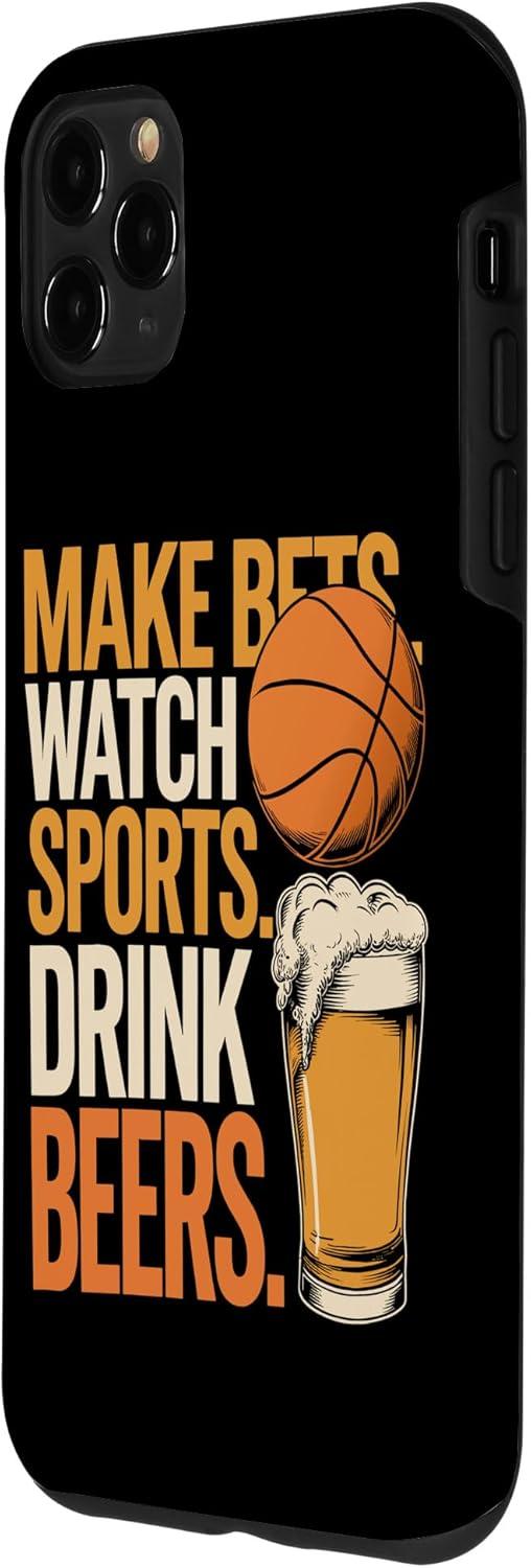 image:imageFaites des paris Regardez des boissons sportives Boire des bires Amusantes Paris Boire Coque pour iPhone XS MaxiPhone 11 Pro Max