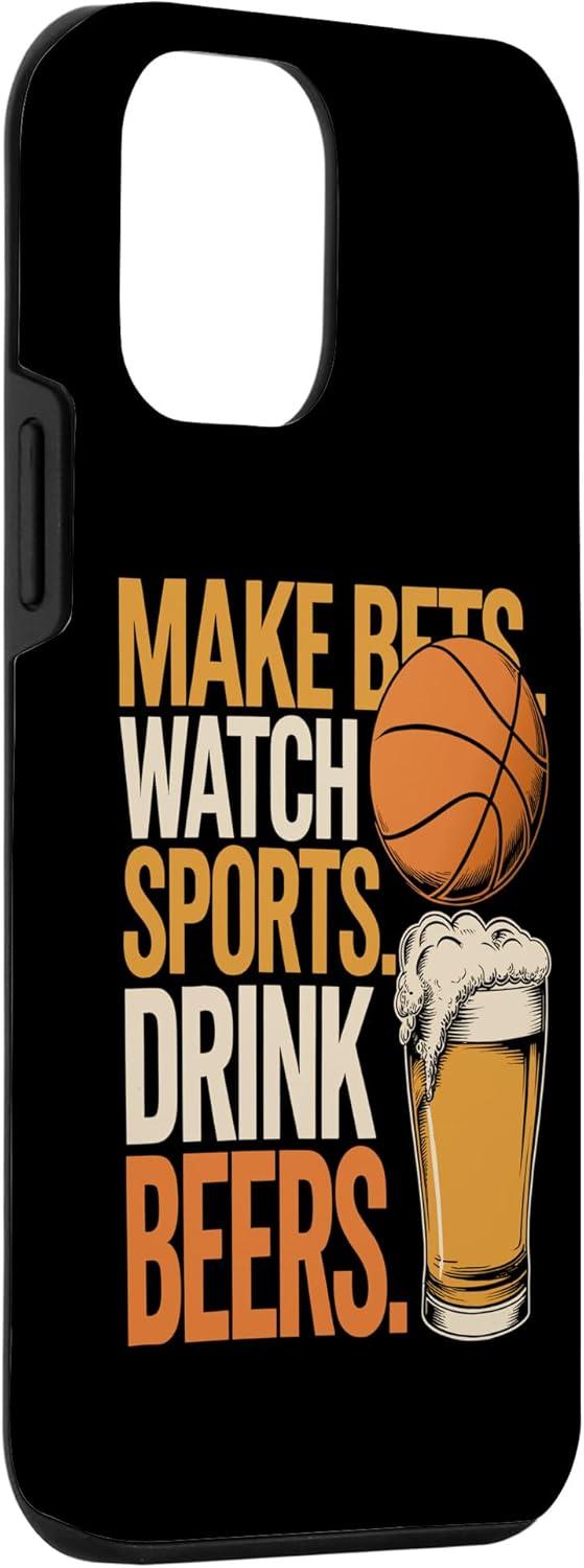 image:imageFaites des paris Regardez des boissons sportives Boire des bires Amusantes Paris Boire Coque pour iPhone XS MaxiPhone 12 mini