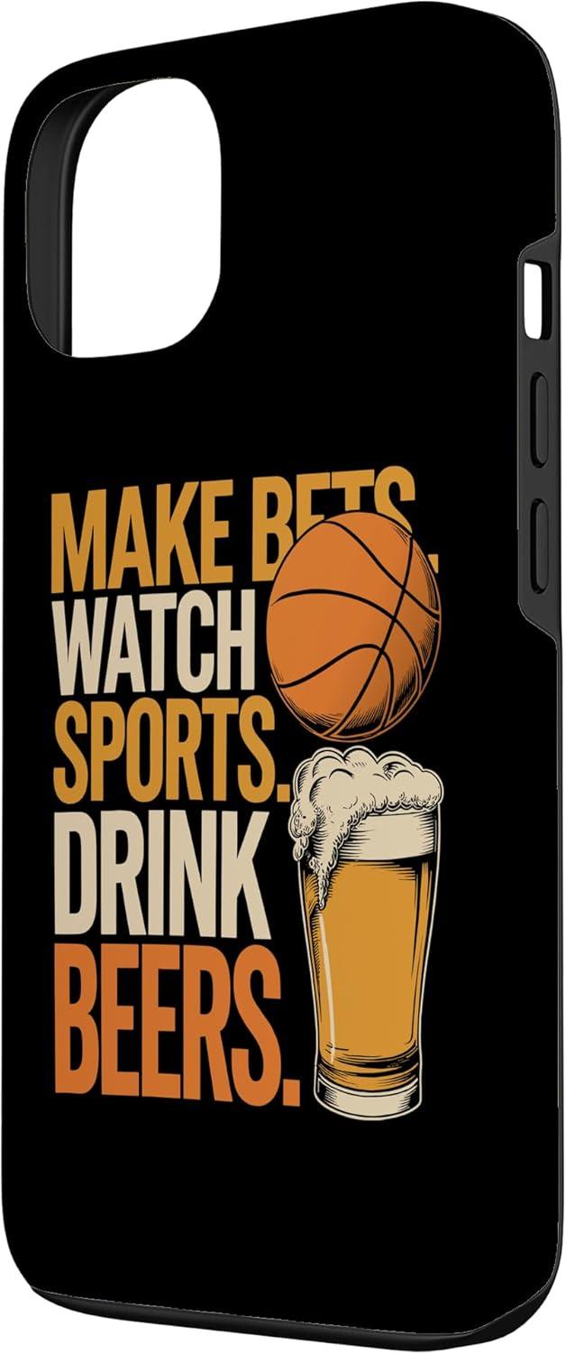image:imageFaites des paris Regardez des boissons sportives Boire des bires Amusantes Paris Boire Coque pour iPhone XS MaxiPhone 13