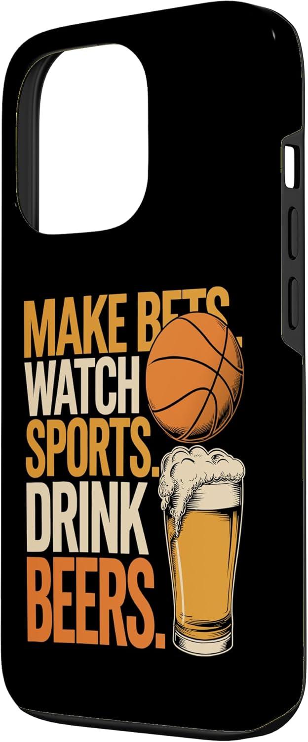 image:imageFaites des paris Regardez des boissons sportives Boire des bires Amusantes Paris Boire Coque pour iPhone XS MaxiPhone 13 Pro