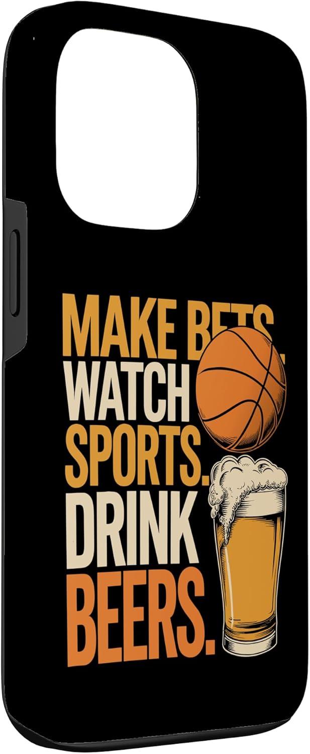 image:imageFaites des paris Regardez des boissons sportives Boire des bires Amusantes Paris Boire Coque pour iPhone XS MaxiPhone 13 Pro