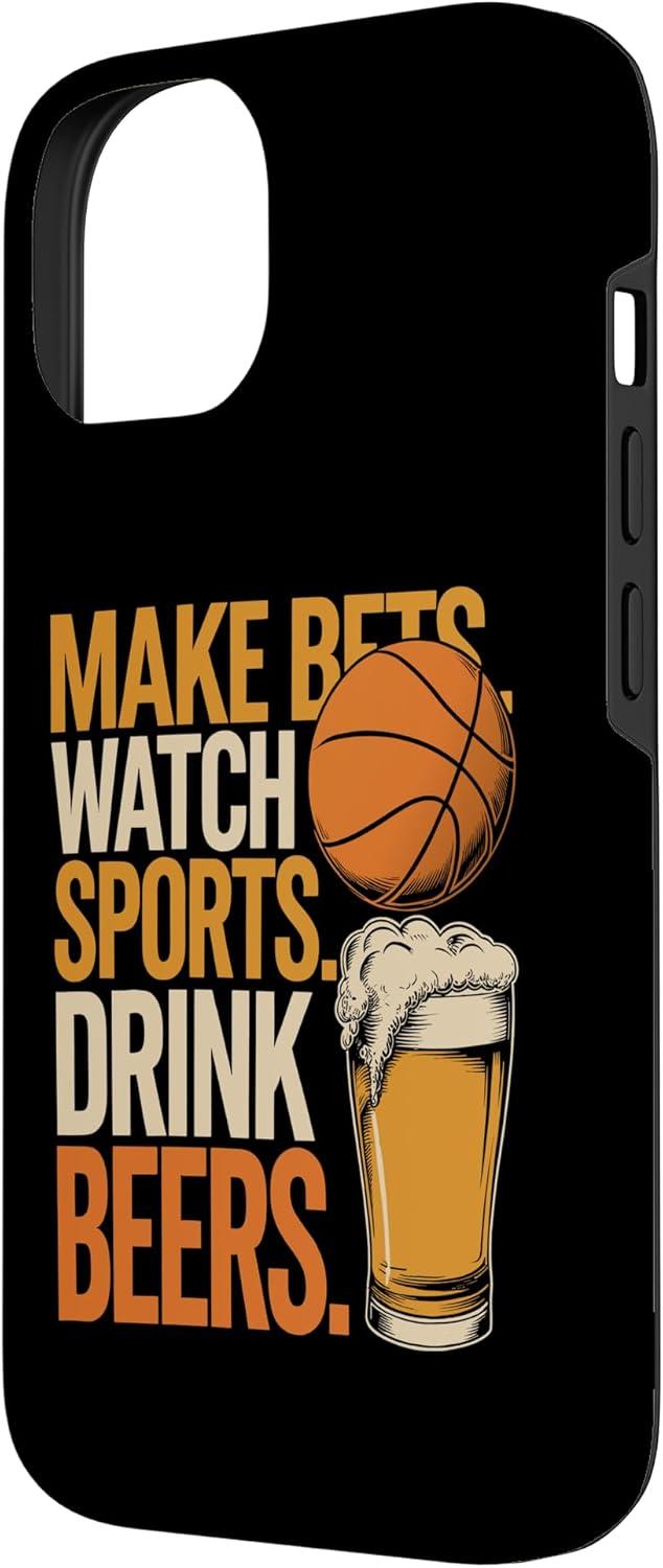 image:imageFaites des paris Regardez des boissons sportives Boire des bires Amusantes Paris Boire Coque pour iPhone XS MaxiPhone 14