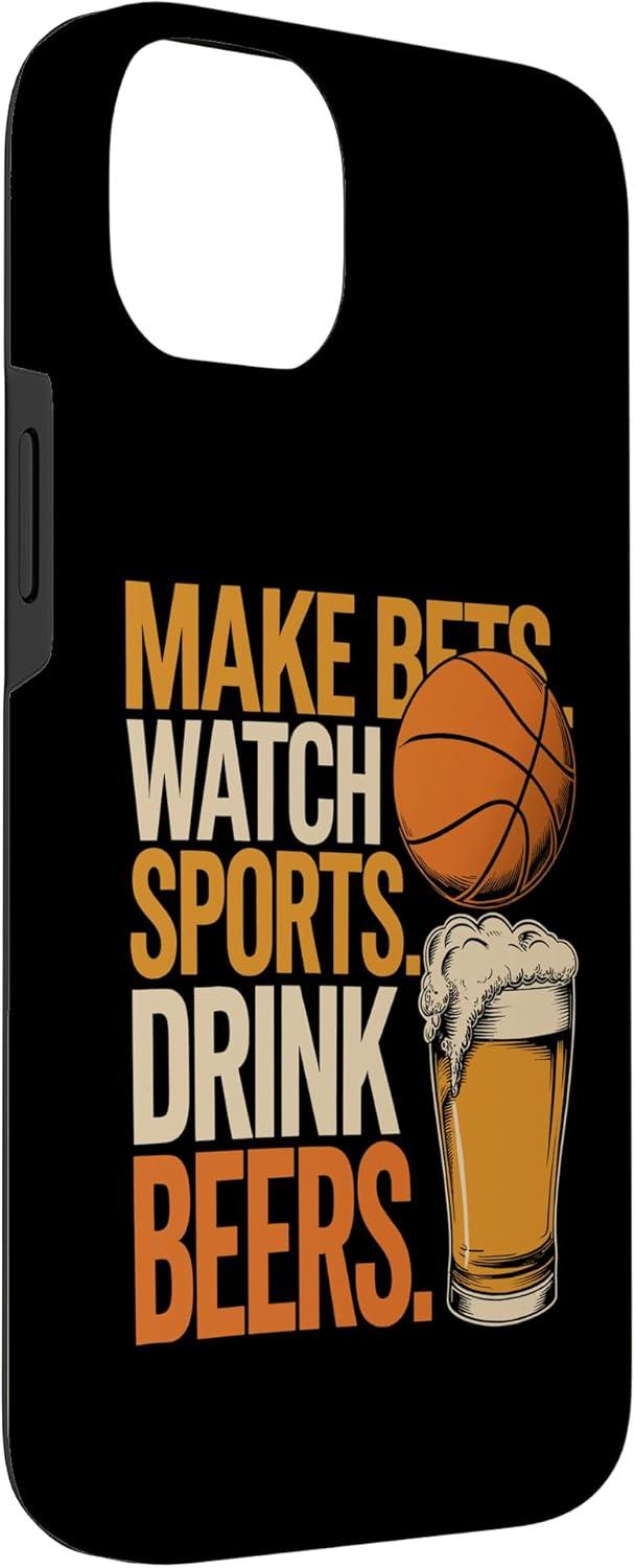 image:imageFaites des paris Regardez des boissons sportives Boire des bires Amusantes Paris Boire Coque pour iPhone XS MaxiPhone 14 Plus