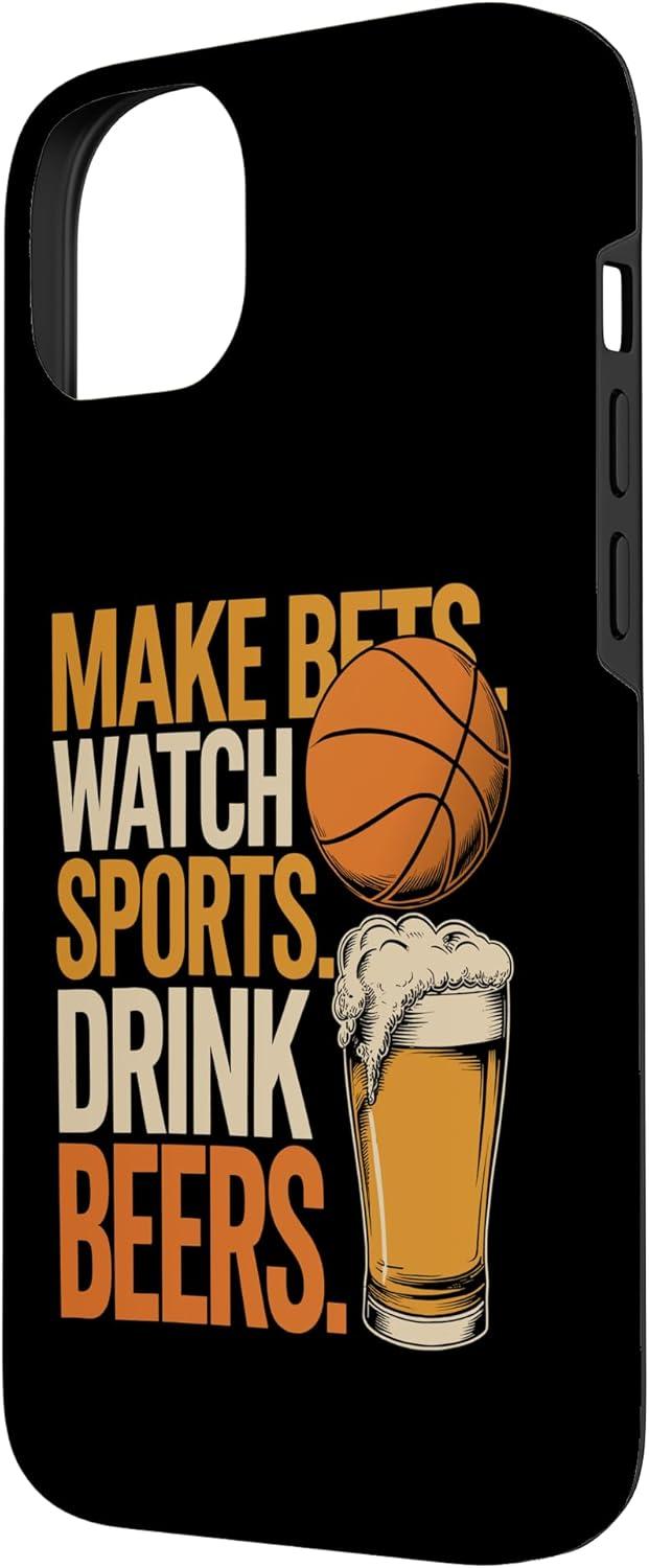 image:imageFaites des paris Regardez des boissons sportives Boire des bires Amusantes Paris Boire Coque pour iPhone XS MaxiPhone 14 Plus