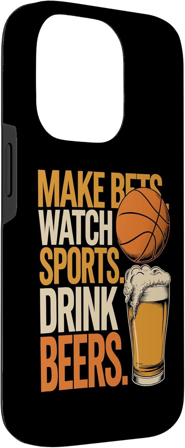 image:imageFaites des paris Regardez des boissons sportives Boire des bires Amusantes Paris Boire Coque pour iPhone XS MaxiPhone 14 Pro