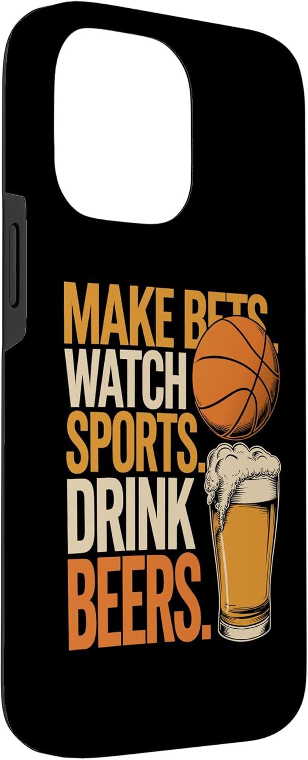 image:imageFaites des paris Regardez des boissons sportives Boire des bires Amusantes Paris Boire Coque pour iPhone XS MaxiPhone 14 Pro Max