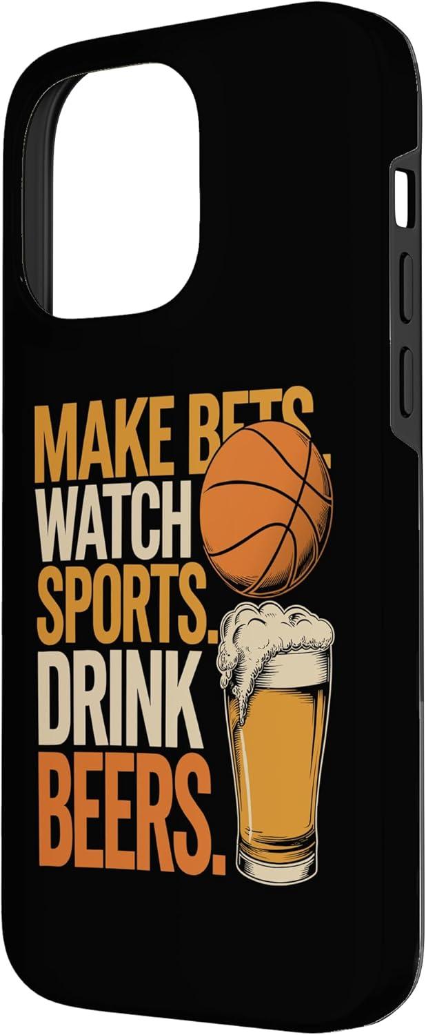 image:imageFaites des paris Regardez des boissons sportives Boire des bires Amusantes Paris Boire Coque pour iPhone XS MaxiPhone 14 Pro Max